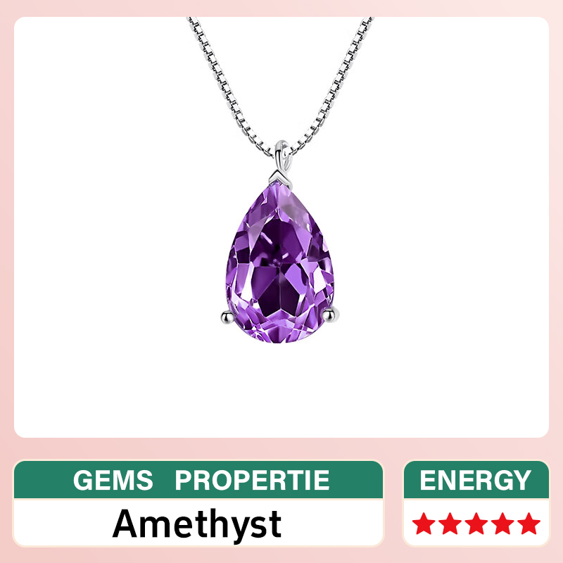 Amethyst Necklace Pendant