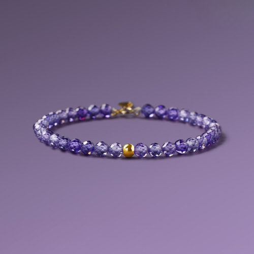 Amethyst Bracelet - Diamond Style