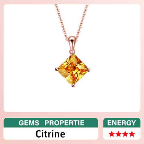 Citrine Necklace 【Stellar Sand】