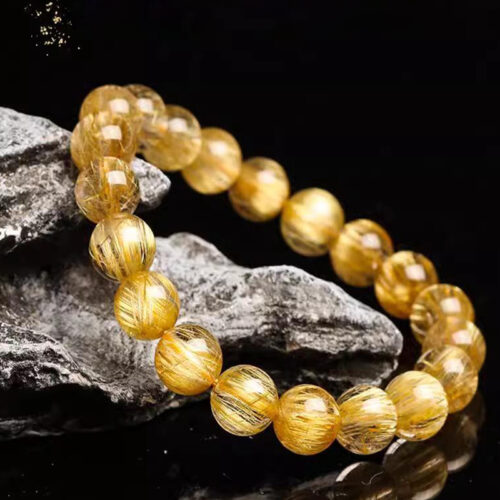 Classic Rutilated Quartz Bracelet