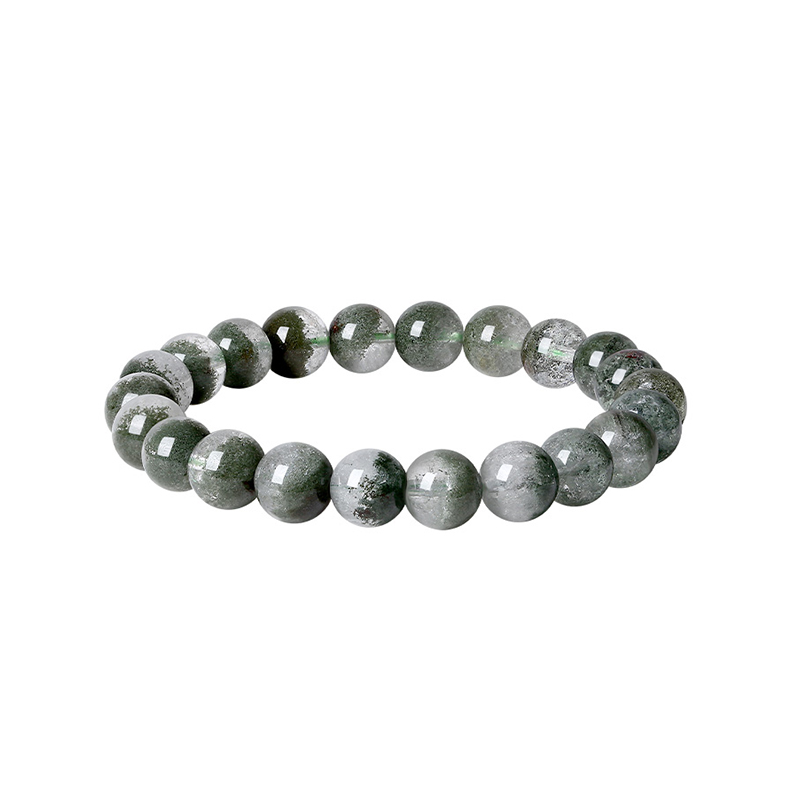 Green Phantom Quartz Bracelet - Elfin Habitat from Nature