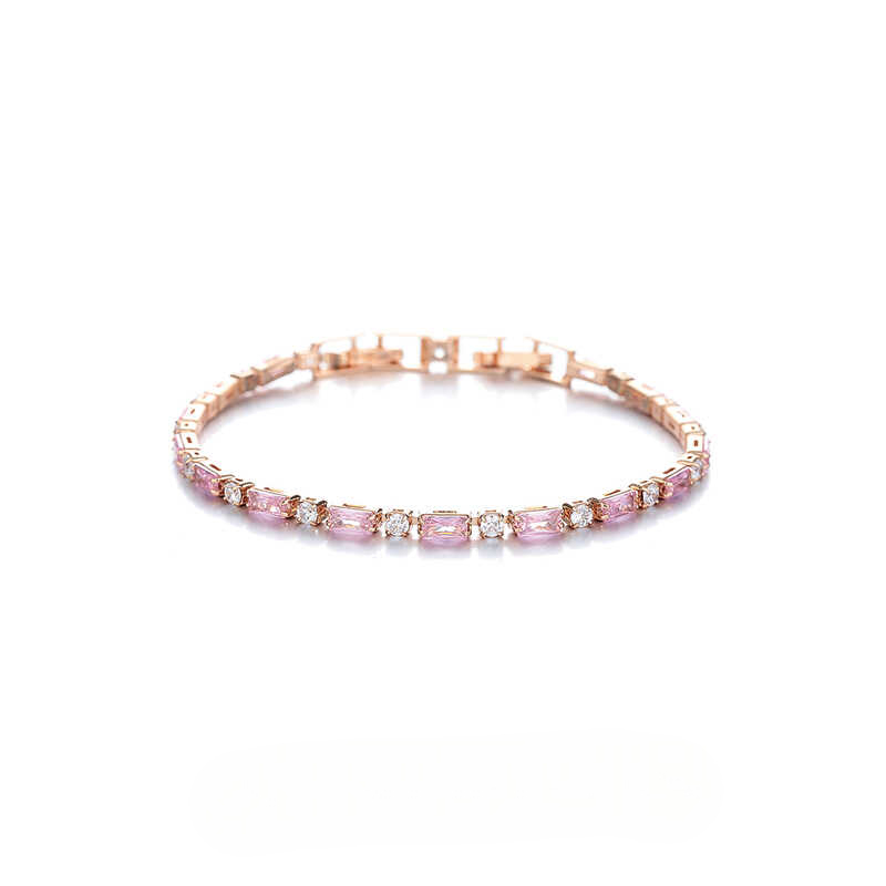 Natural Rose Quartz Designer Bracelet - Exquisite Lucky Gift
