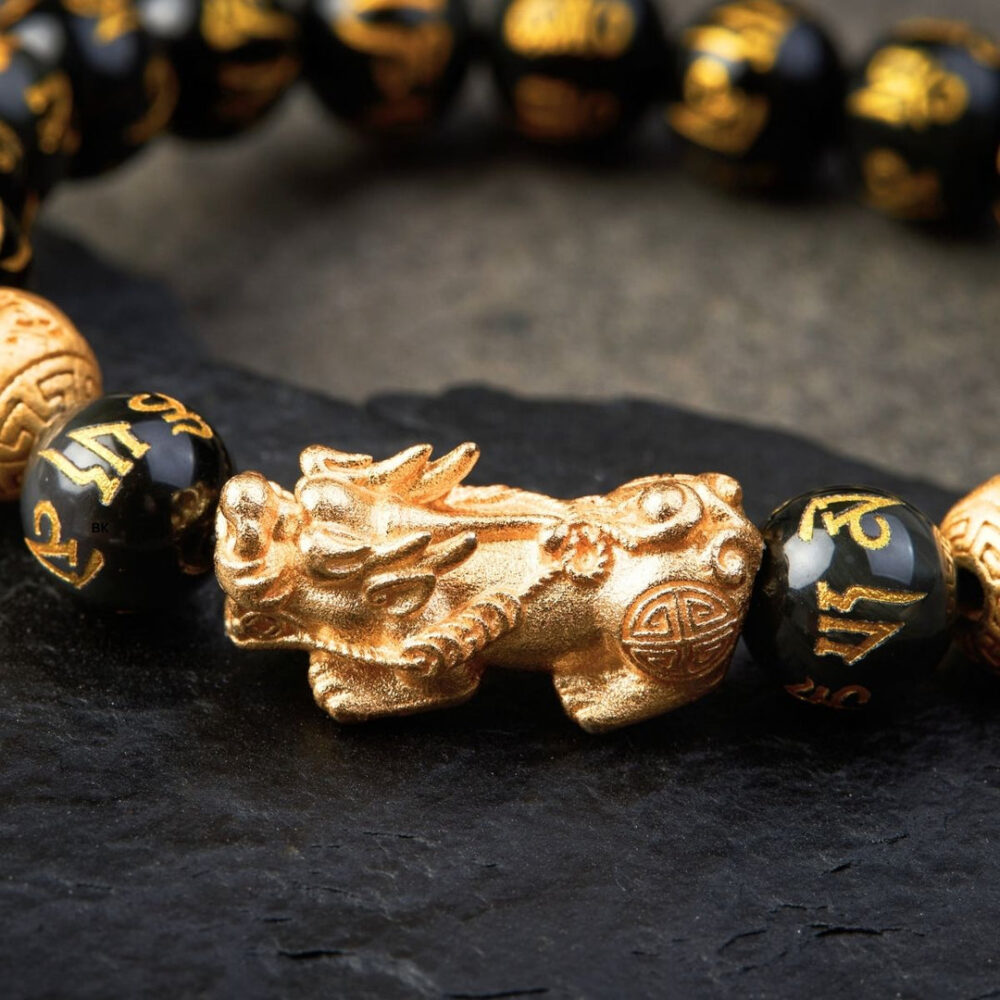 Pixiu Black Obsidian Bracelet For Wealth 2