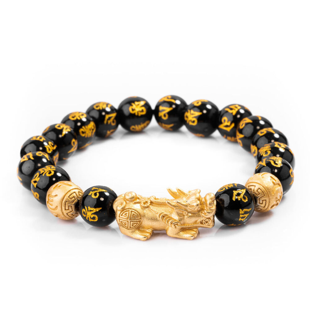 Pixiu Black Obsidian Bracelet For Wealth 3