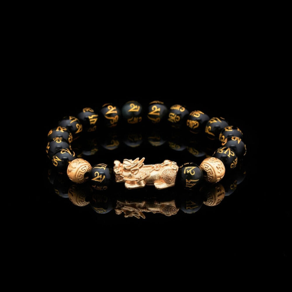 Pixiu Black Obsidian Bracelet For Wealth 5