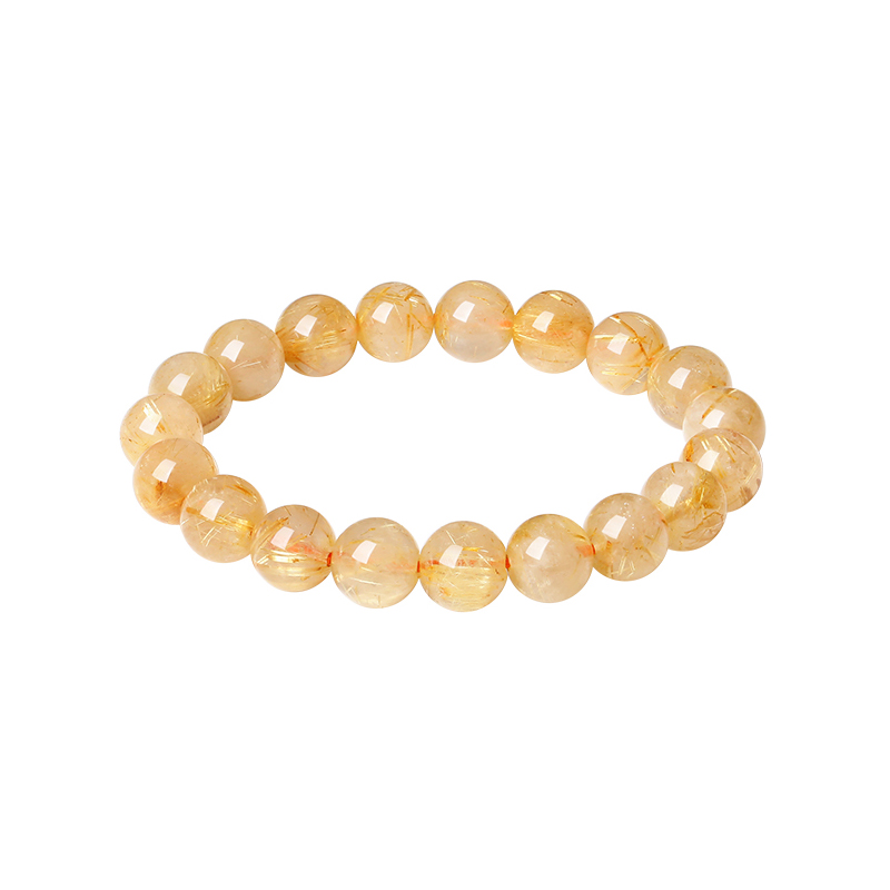 Golden Rutilated Quartz Bracelet - Attract Money