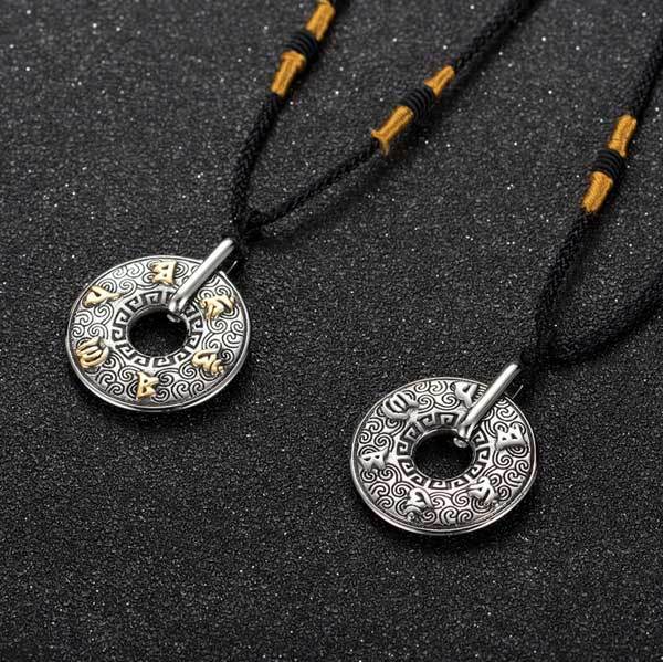 Tibetan Mantra Necklace - Om Mani Padme Hum