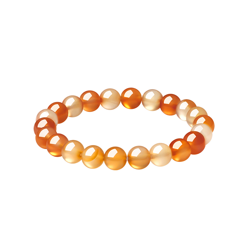 Orange Chalcedony Bracelet - Stabilizes Mood