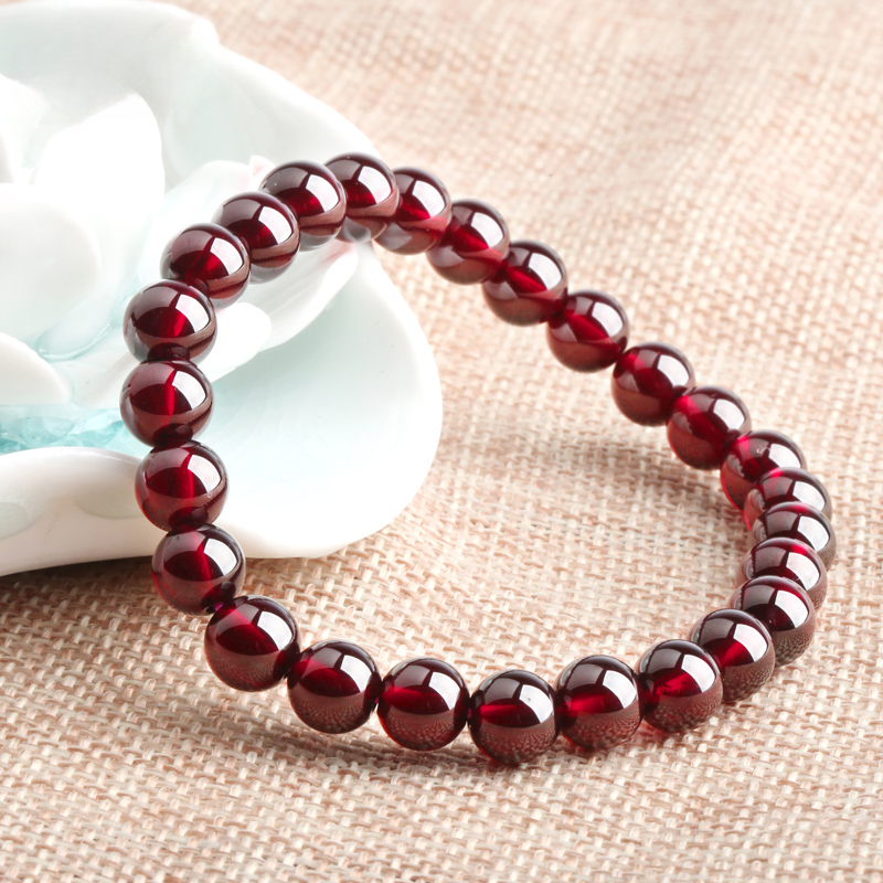 Natural Garnet Bracelet 【January Birthstone】